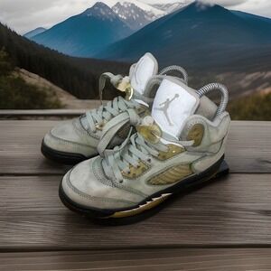 Nike Air Jordan 5 Retro GS Jade Horizon Size 4Y Youth Or Women's Sz 6 440888-300